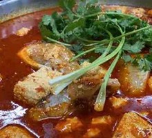 Fried Tofu and Fish Stew
