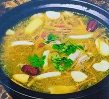 Chicken with Pig's Stomach