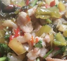 Pickled Vegetable Stir-Fry with Pork