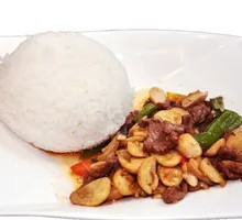 香菇牛肉盖浇饭