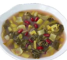 Pickled Vegetable and Red Bean Soup