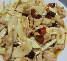 Bamboo Shoots Stir-Fried with Pork Slices
