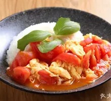 Tomato and Egg Rice Bowl
