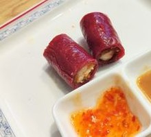 Golden Shrimp Rice Noodle Roll