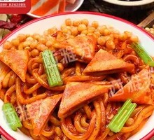 Crab Cake Fried Rice Noodles