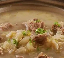 Pork Rib Sour Cabbage Noodle Pot