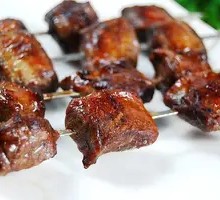 Charcoal-grilled fatty edge