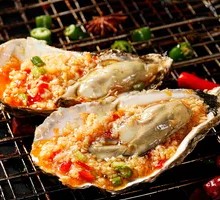 Grilled Large Oysters