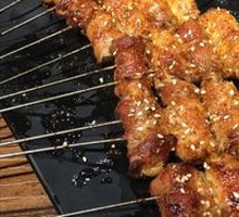 Pork Belly with Enoki Mushrooms