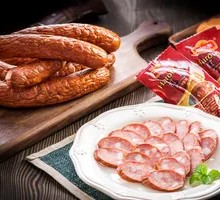Red Sausage Colorful Dish