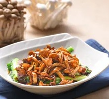 Mountain Mushroom and Baby Bok Choy