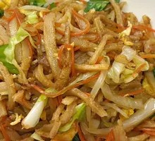 Cumin Ham Stir-Fried Pancake