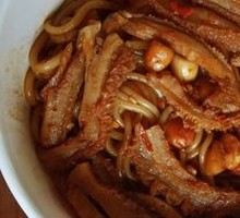 Beef Tripe with Rice Noodles
