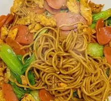 Egg and Ham Fried Noodles