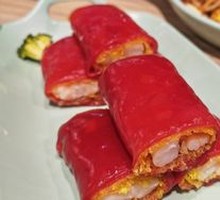 Red Rice Shrimp Crispy Rice Noodle Roll
