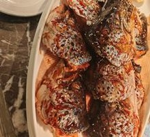 Grilled Salmon Head