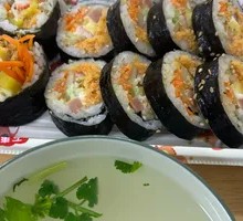 Sesame Seed Rice Roll with Meat Floss