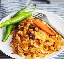 Egg and Ham Fried Noodles