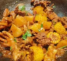 Pork Rib and Chicken Foot Stew