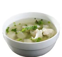 Pork and scallion dumplings