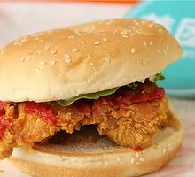 Spicy Chicken Leg Burger