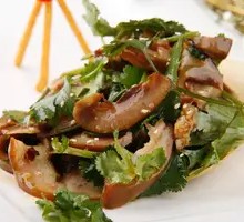 Pork head meat with cucumber