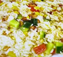 Stir-Fried Mixed Vegetables with Rice