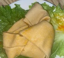 Stuffed Tofu Skin Rolls