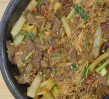 Spicy Pork Cutlet with Enoki Mushrooms