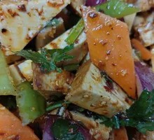 Spicy Tofu and Fried Tofu