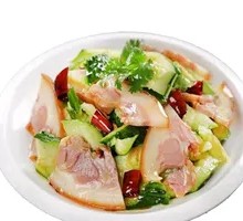Pork head meat with cucumber