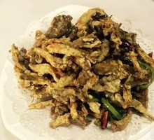 Fried Mushroom Skewers