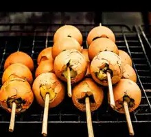 Furry Egg Skewers