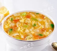 Tomato Dumpling Soup
