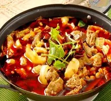 Stewed Beef Tendons and Brain
