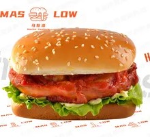 奥尔良板烧鸡腿堡