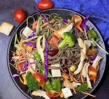 Cold Chicken and Buckwheat Noodles