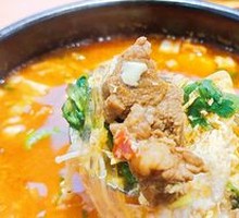 Spicy Beef and Tofu Soup
