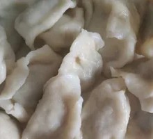 Chinese cabbage and pork dumplings