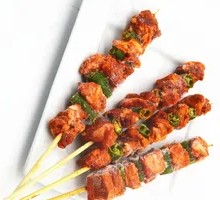 Fried Hangzhou Chili Meat Skewers