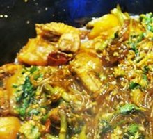 Pork Rib and Chicken Foot Stew