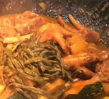 Pork Rib and Chicken Foot Stew