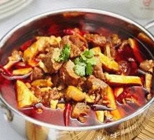 Tendon and Brain Hot Pot