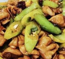 Spicy Pepper and Pig Intestines