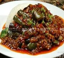 Minced Pork with Eggplant Rice