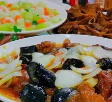Sea Cucumber and Pork Loaf Stir-fry