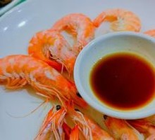 Boiled Shrimp in Salt Water