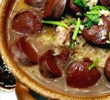 Sour Cabbage Stewed Blood Sausage