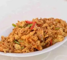Soy Sauce Stir-Fried Eggs