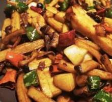 Spicy Stir-Fried King Oyster Mushrooms